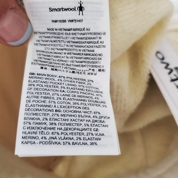 Smartwool Women's Recycled Terry Crop Wide Leg Pant In Almond NEW WITH TAGS - Picture 11 of 16